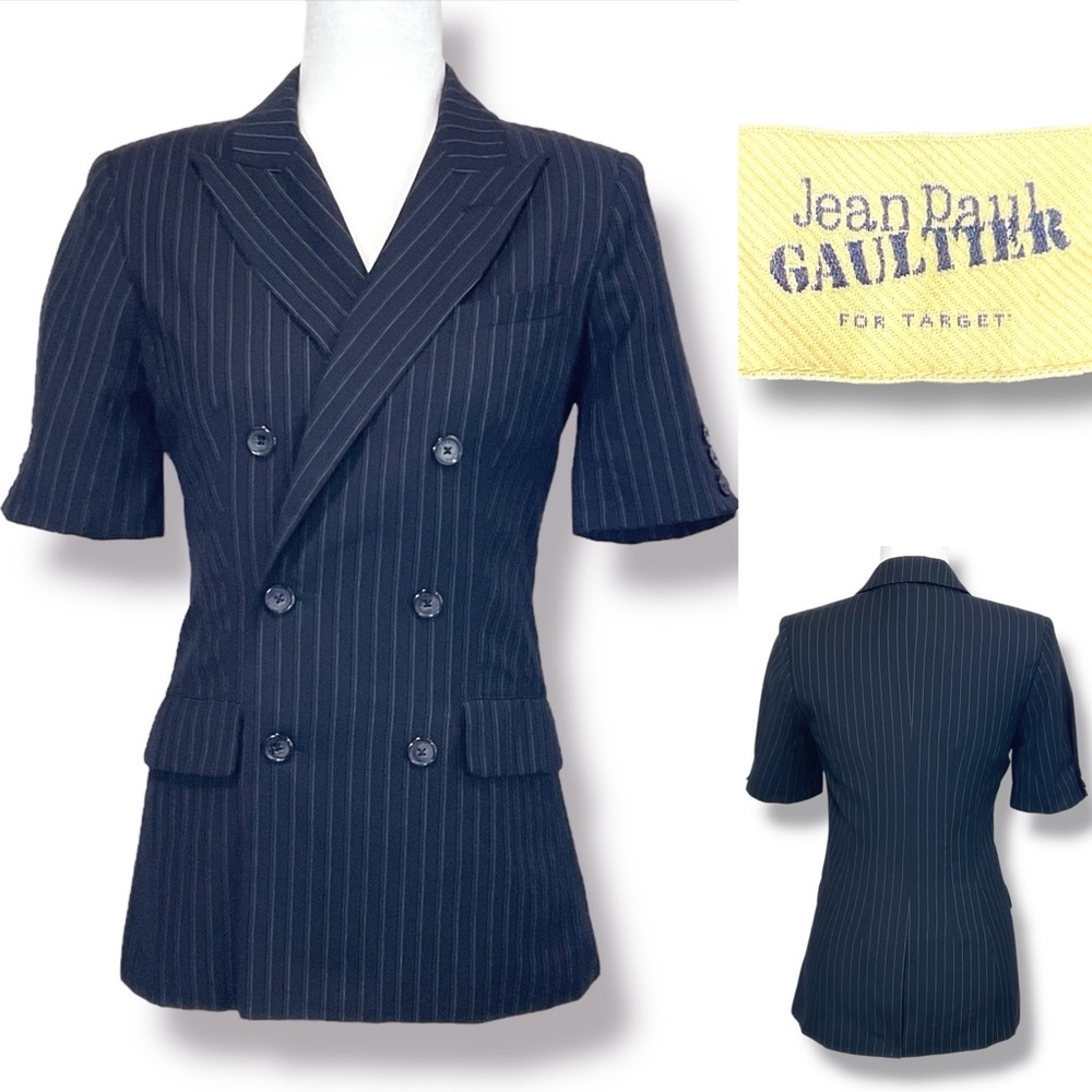 Jean Paul Gaultier x Target Short Sleeve Pinstripe Blazer